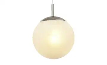 Pendelleuchte, 1-flammig, Kugel Alabaster weiß