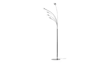 KHG LED-Bogenleuchte, 5-flammig, chrom