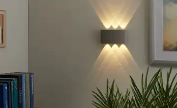 LED-Aussenwandleuchte,6-flammig, silberfarben  Paul Neuhaus