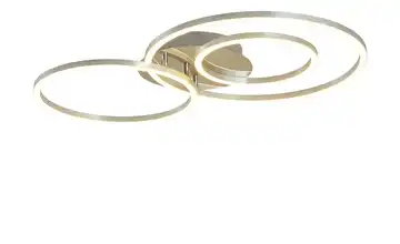 Meisterleuchten LED-Deckenleuchte, Aluminium gebürstet, 3-Kreise  