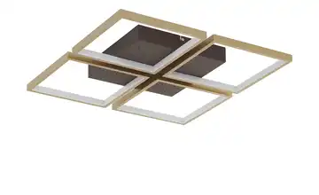 Fischer-Honsel LED-Deckenleuchte, rostfarben/Braun 