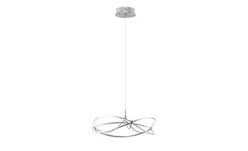 Trio LED-Pendelleuchte Nickel-matt geschwungen  Charivari