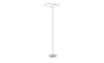 Trio LED-Stehleuchte, Nickel-matt, geschwungen  Charivari
