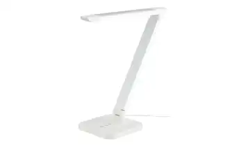 KHG LED-Tischleuchte, 1-flammig, Alu/weiß Weiß