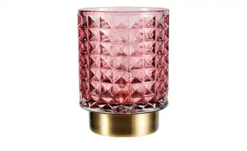 Mobile-Tischleuchte, Glas Rosa Rosa 15 cm