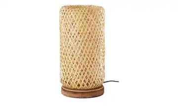 KHG Tischleuchte, 1-flammig, Bambus/ Holz