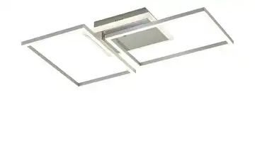 KHG LED-Deckenleuchte, chrom, ´rechteckig´ mit Fernbedienung