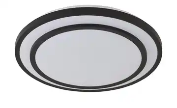 KHG LED-Deckenleuchte, schwarz mit Fernbedienung