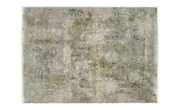 meinTeppich Kurzflorteppich Palermo Grau / Grün 80x150 cm rechteckig
