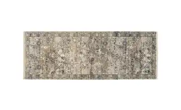 Teppich Grau-Gold 300 cm 80 cm 80x300 cm