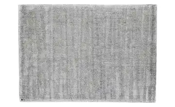 Tom Tailor Wollteppich Groove silberfarben silberfarben 85 cm 155 cm 85x155 cm 