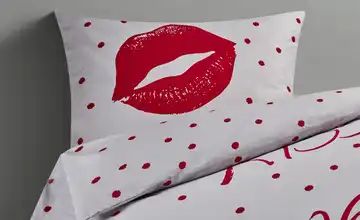 LAVIDA Renforcé-Bettwäsche kiss me goodnight