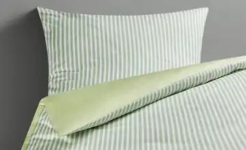 LAVIDA Satin-Wendebettwäsche Spring Stripes