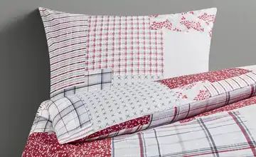 Belcampo Renforcé-Wende-Bettwäsche Patchwork