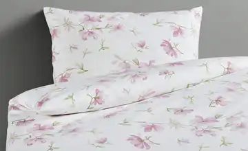 LAVIDA Seersucker-Bettwäsche Pfingtsrose