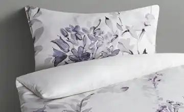 HOME STORY Satin-Bettwäsche ED 557 Soft Flower