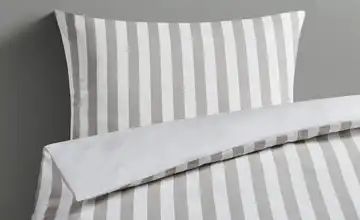 HOME STORY Satin-Wendebettwäsche Stripes