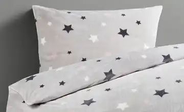 LAVIDA Flanell-Fleece-Bettwäsche Stars