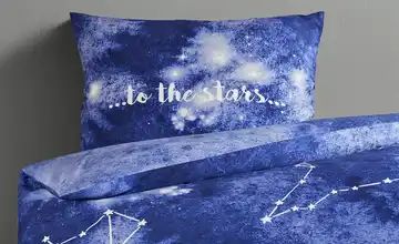 HOME STORY Satin-Bettwäsche To the stars