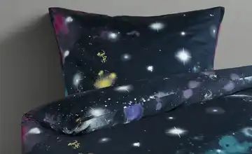HOME STORY Satin-Bettwäsche ED- Galaxy