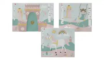 FLEXA Spielvorhang 3-teilig Kleine Prinzessin
