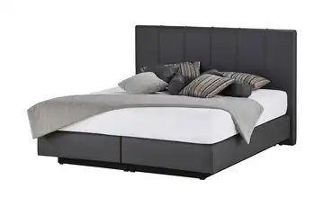 Boxspringbett 160x200 - anthrazit Pro Spring 4 Sterne