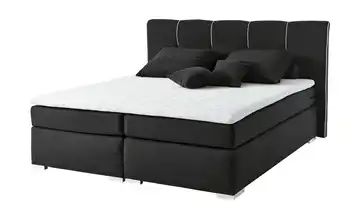 set one by Musterring Boxspringbett 180x200 - schwarz Memphis A