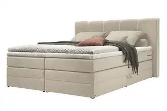 set one by Musterring Boxspringbett 180x200 - beige Memphis A