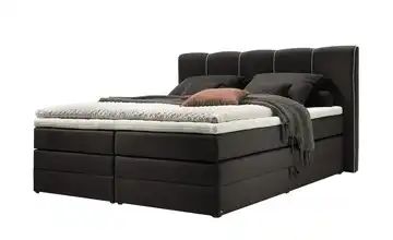 set one by Musterring Boxspringbett 180x200 - schwarz Memphis A