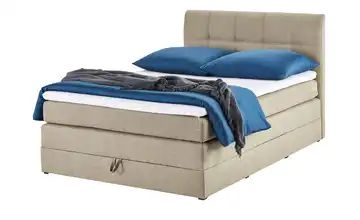Boxspringbett 140x200 - beige Baroness