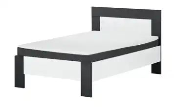 Boxbett 100x200 - weiß/schwarz Bromley