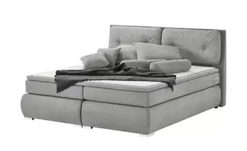 uno Boxspringbett 180x200 - silbergrau Antonio 2