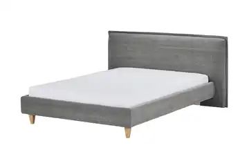 Polsterbettgestell 140x200 - grau Stratfort