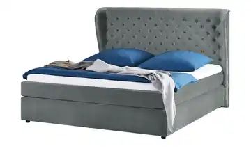 smart Boxspringbett 140x200 - taubengrau Queen