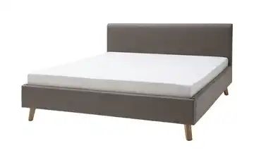Polsterbett 180x200 - grau (taupe) Amersham