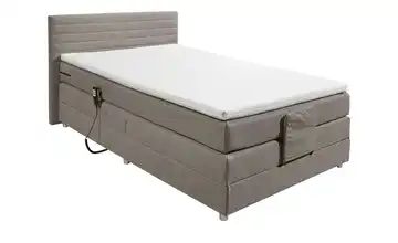 Boxspring-Motorbett Carmen | Grau, 120 Cm | Höffner