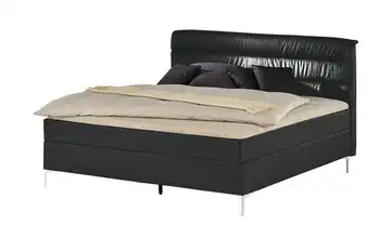 Boxspringbett Lina Schwarz 180 cm H3