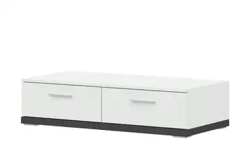 uno Lowboard Titan Graphit, Weiß 106 cm