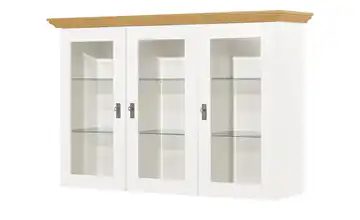 maison bleue Vitrinenaufsatz für Sideboard Florian Weiß, Hellbraun