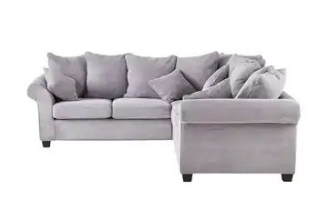 Ecksofa grau - Cordstoff Görmitz