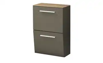 Wohnwert Hängeschuhschrank Helen Lavagrau, matt, Eiche (Nachbildung)