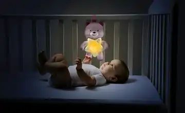 Chicco Nachtlicht mit Musik Gute Nacht Bärchen Plüsch