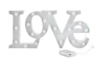  LED-Schriftzug  LOVE