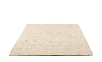 THEKO Handwebteppich Alpen Dunkelbeige 160 cm 90 cm 90x160 cm