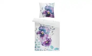 Satin Bettwäsche Floral