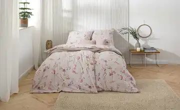 Flanell Bettwäsche  Floral ESTELLA
