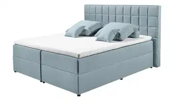 uno Polsterbett mit Bettkasten Alaska  180 cm Pastellblau