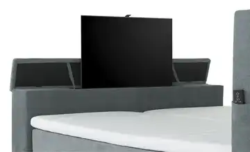 Bettkasten-Boxspringbett mit TV-Lift und LEDs - Lucaro Express