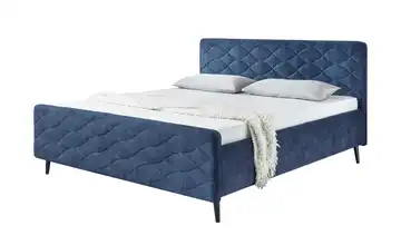 meinBett Polsterbettgestell Mariano A 180 cm Blau