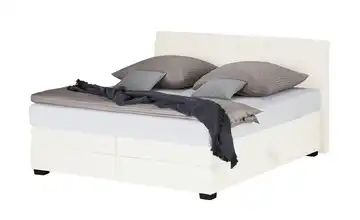 vanDoorn Boxspringbett Chiara Creme 160 cm H2 & H3